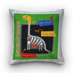 Capa de almofada VivaIN infantil dinossauro saurópodes