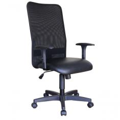 Cadeira Para Escritório Encosto Em Tela Mesh Peruggia Preto