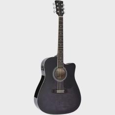 Violão Eletroacústico Vogga Vck370 Bmf Folk Cutaway Aço