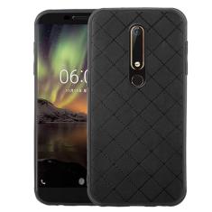 ELISORLI Compatível com Nokia 6.1 2018 capa robusta fina e fina acessórios de celular antiderrapante borracha TPU proteção para celular com aderência total para Nokia 6.1 TA-1045 feminino masculino