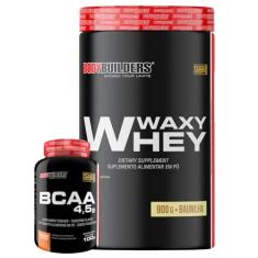 Kit Waxy Whey 900g + BCAA 100g - Bodybuilders Sabor Baunilha