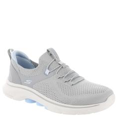 Skechers Go Walk 7 Abie Tênis feminino, Cinza/azul claro, 36