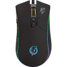 Mouse Gamer Elg Flakes Power Epic Flkm001 - Com Fio - 4800dpi - 7 Botoes - Preto