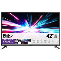 Smart TV 42” Philco PTV42G6FR2CPF Roku TV LED Dolby Áudio