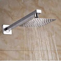 Chuveiro Ducha Cromada Slim Quadrada 20cm - Sollux