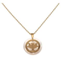 Colar Cordão Recursos Humanos Folheado Ouro 18k