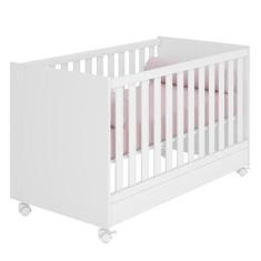 Berço Mini Cama Americano Doce Sonho 1344 Branco 2v - Qmovi