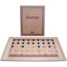 Jogo De Tabuleiro Fanorona Em Madeira - Oficina De Criação Mitra