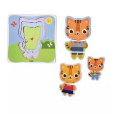 Quebra Cabeça Progressivo - Família Tigre - 6002 - Babebi