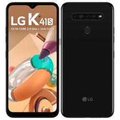 Smartphone LG K41S Preto 32GB, RAM de 3GB, Tela de 6,55" V- Notch HD+ 20:9, Inteligência Artificial, Câmera Quádrupla e Processador Octa-Core 2.0