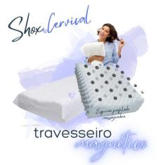 Travesseiro Cervical Pillow Magnetico Ortopedico Anti Ronco - SLEEPING