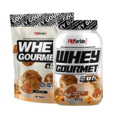 Kit Pote + Refil Whey Protein Gourmet - FN Forbis Nutrition, Único, Do