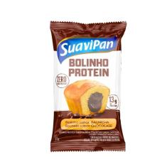Bolinho Protein SuaviPan 13g de Proteína Sabor Baunilha e Recheio Sabor Chocolate 55g