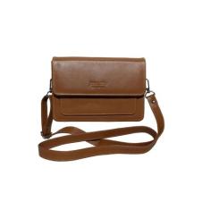 Bolsa Estilosa Moda Quadrada Em Couro Legitimo Botão de Pressão - Art 