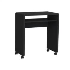 Escrivaninha Smile 1 Prateleira Preto - Olivar Móveis