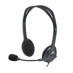 Headset Logitech H111 Stereo P3 Cinza 981-000612 - Cinza