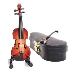 Violino em miniatura Dollhouse Instrumentos musicais Odoria 1/12