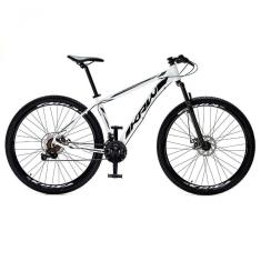 Bicicleta Aro 29 Krw Alumínio Shimano 24 Vel Freio A Disco Suspensão S4 15.5 Branco-Preto
