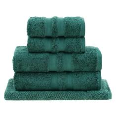 Jogo de Toalhas Buddemeyer Algodão Egípcio Banho 5 peças, Verde, Banho
