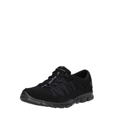 Skechers Tênis feminino Gratis-Strolling, Preto/Preto Bbk, 35