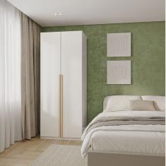 Guarda-roupa Modulado 2 Portas com Prateleiras Jade Cabecasa Madeiramadeira