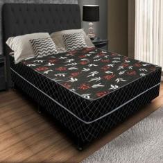 Cama Box Casal Conjugada Ortopédico (5cm) Colchão dos Sonhos