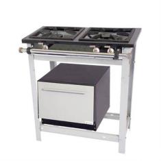 Fogão Venâncio Extra 2 Bocas 1 Dupla com Forno