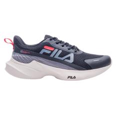 Tenis Fila Progress Lite Masculino, Black/Graphite/Flame Scarlet, 44