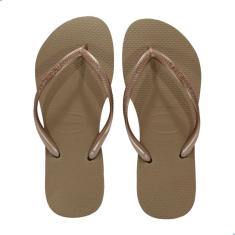 Chinelo Feminino Havaianas Slim Fc Rose Gold
