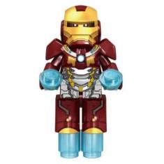 Boneco Blocos De Montar Homem De Ferro Armor Mark 47