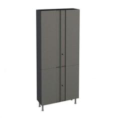 Armário Multiuso de Aço com 4 Portas e 3 Prateleiras Multibox - Telasu