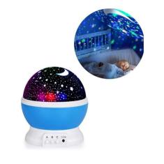 Luminaria Abajur Rotativa Festa Quarto Projetor Imagem Luz Estrelas - 