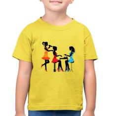 Camiseta Algodão Infantil Salão de Beleza Cabeleireira e Manicure - Fo