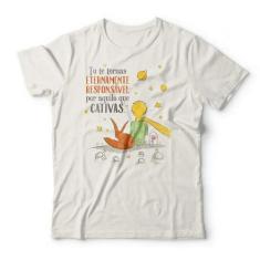 Camiseta O Pequeno Príncipe Studio Geek, G, Off white
