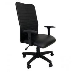 Cadeira Presidente Para Escritório Preto - DESIGN OFFICE MÓVEIS