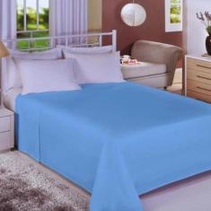 Lençol Avulso King Premium 200 Fios Sem Elástico 100% Algodão Estampar