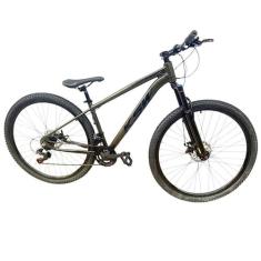 Bicicleta Aro 29 Aluminio Ksw Xlt 100 Freio Disco 21v Suspensão Diante