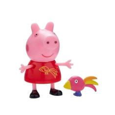 Mini Figura Peppa Pig - Amigos E Pets - Peppa E Pássaro - Sunny