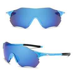 Óculos De Sol Esportivo Masculino Feminino Ciclismo Mtb Azul