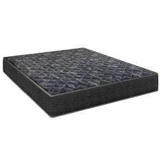 Colchão Casal 138 Lisboa Espuma D28 Preto - Bello Box - 17x138x188