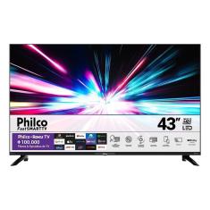 Smart TV LED 43&quot; Philco PTV43G7ER2CPBLF Full HD com Wi-Fi, com 2 USB, 3 HDMI, 60Hz, Preto