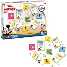 Jogo Conhecendo As Emoções Mickey E Seus Amigos Tabuleiro Didático Com 55 Peças - Pais e Filhos