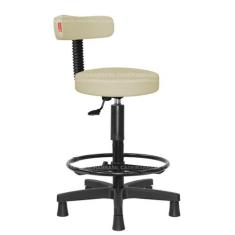 Mocho Alto Estética Slim Bege Cadeira Brasil CB 1550, Bege 