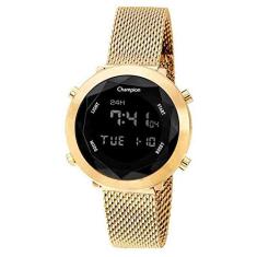 Relógio Champion Feminino Ch48028u Digital, Dourado, Alarme