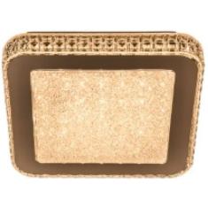 Plafon Sobrepor Gemini Acrílico Cristal Espelhado 40X40 24W