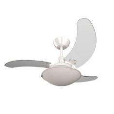 Ventilador de Teto Aura Branco 110V 3 Pás Transparentes - CASA H, 110V
