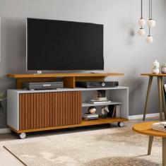 Rack para TV até 52 Polegadas com 5 Rodízios Topázio - Móveis Bechara