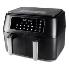 Fritadeira Dual Air Fryer ,hamilton Beach, Duplo Cesto 8 Lit, Preto, 2