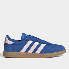 Tênis Adidas Breaknet Sleek Suede Feminino-Feminino