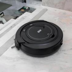 Robô Aspirador de pó WAP W90 Preto Bivolt Com Autonimia de até 1h40 co